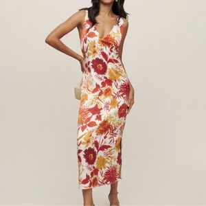 Reformation- Lian Silk Dress